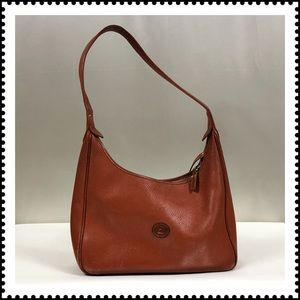 Vintage D&B brown leather hobo